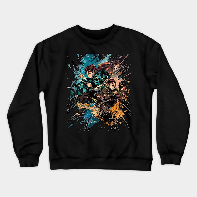 Demon Slayer Intriguing Interludes Crewneck Sweatshirt by Beetle Golf